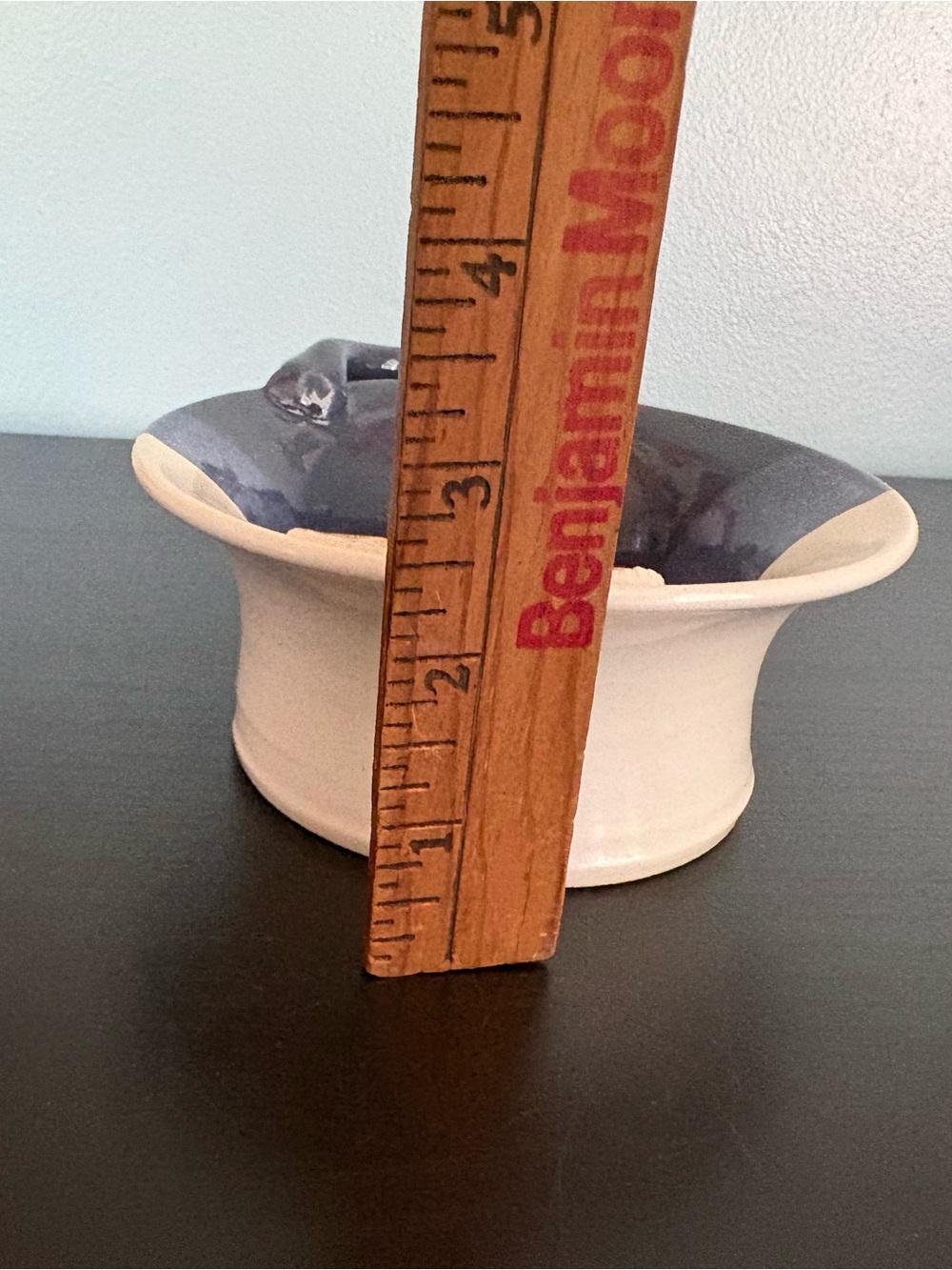 Handmade Ceramic Shell Accent Bowl Pottery - Picture 6 of 7